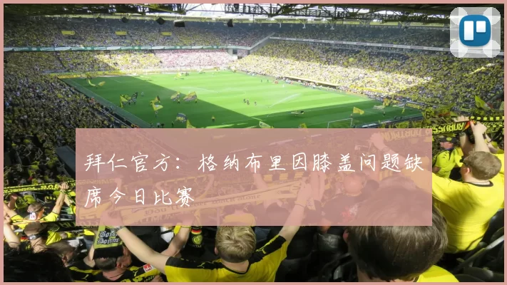 拜仁官方：格纳布里因膝盖问题缺席今日比赛