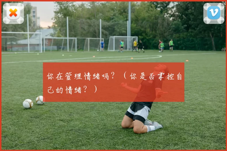 你在管理情绪吗？（你是否掌控自己的情绪？）